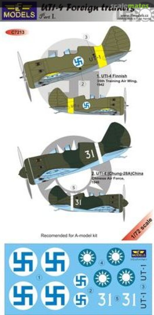 Boxart UTI-4 Foreign trainers Part I C7213 LF Models Boxart UTI-4 Foreign trainers Part I C7213 LF Models