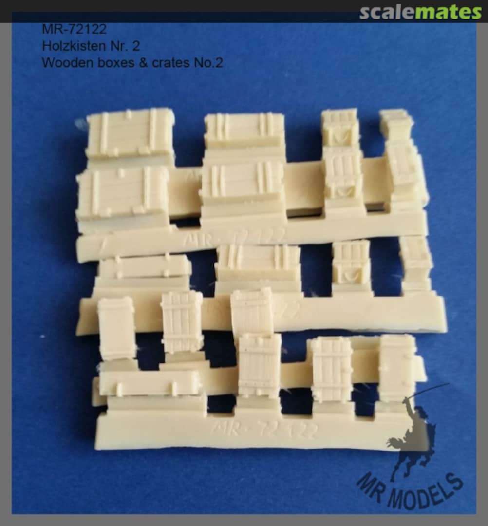 Boxart Wooden boxes & crates MR-72122 MR Modellbau