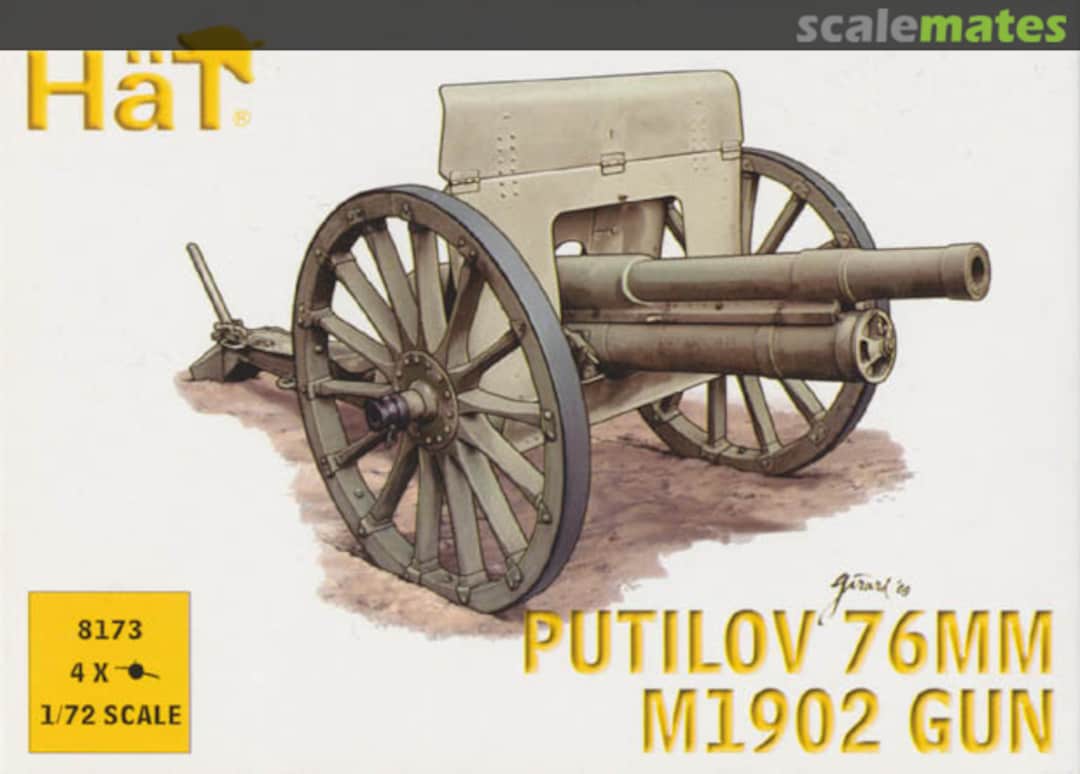 Boxart 76.2mm Divisional Gun M1902 8173 HäT Boxart 76.2mm Divisional Gun M1902 8173 HäT