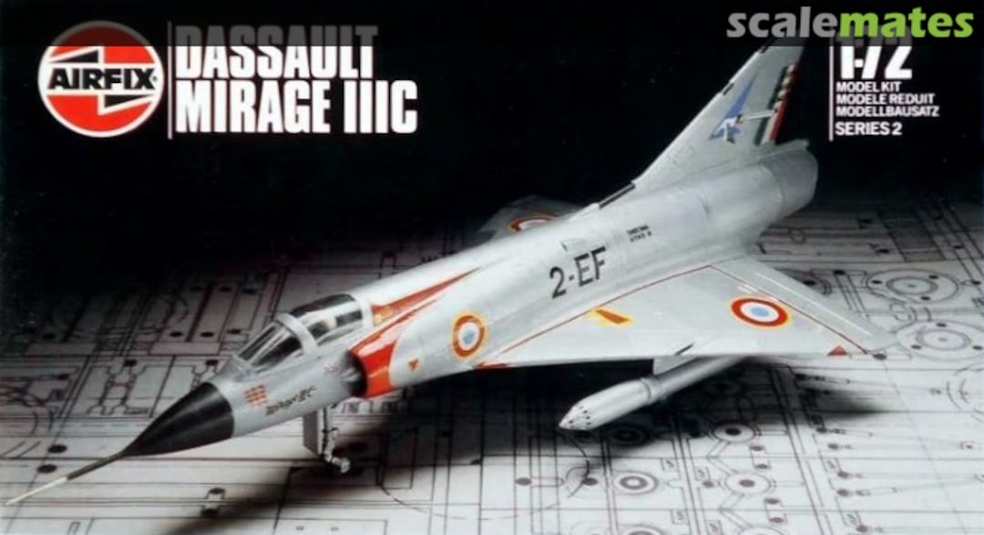 Boxart Dassault Mirage IIIC 9 02012 Airfix Boxart Dassault Mirage IIIC 9 02012 Airfix