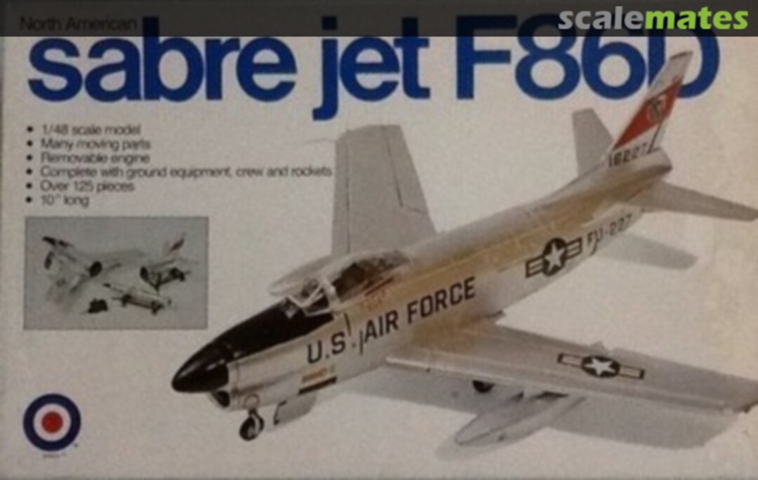 Boxart Sabre Jet F86D 9009 Entex Industries Boxart Sabre Jet F86D 9009 Entex Industries