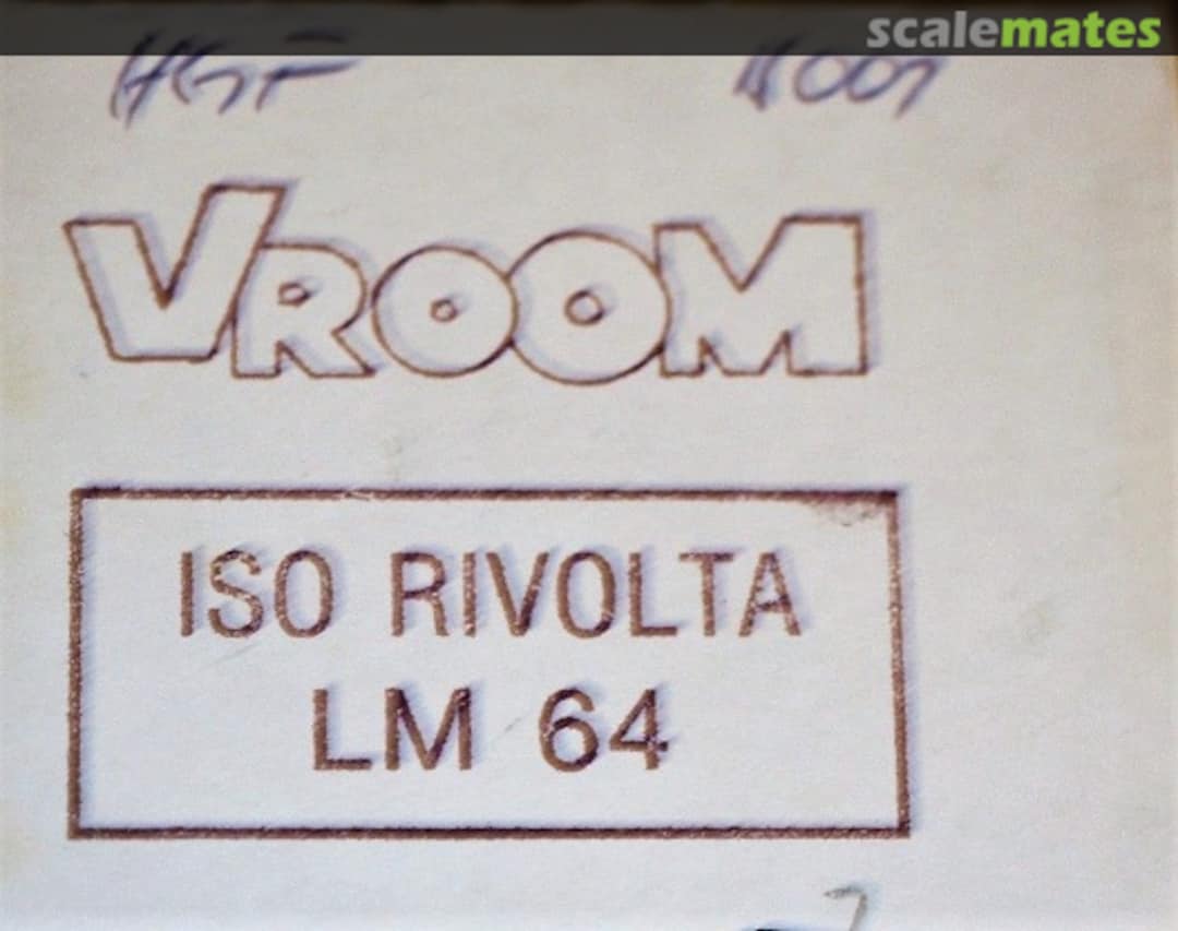 Boxart Iso Grifo A3C #BO207 V31 Vroom