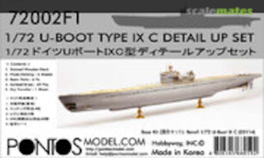 1:72 U-Boot Type IX C Detail Up Set (Pontos Model 72002F1) 72002F1