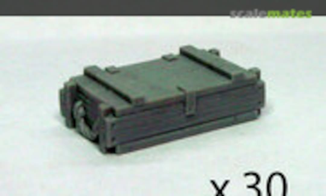 1:35 81mm Mortar crates Large set (30) (Callsign Models CS35041) CS35041