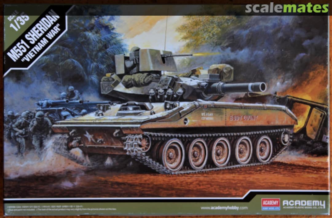 Boxart M551 Sheridan 13011 Academy Boxart M551 Sheridan 13011 Academy