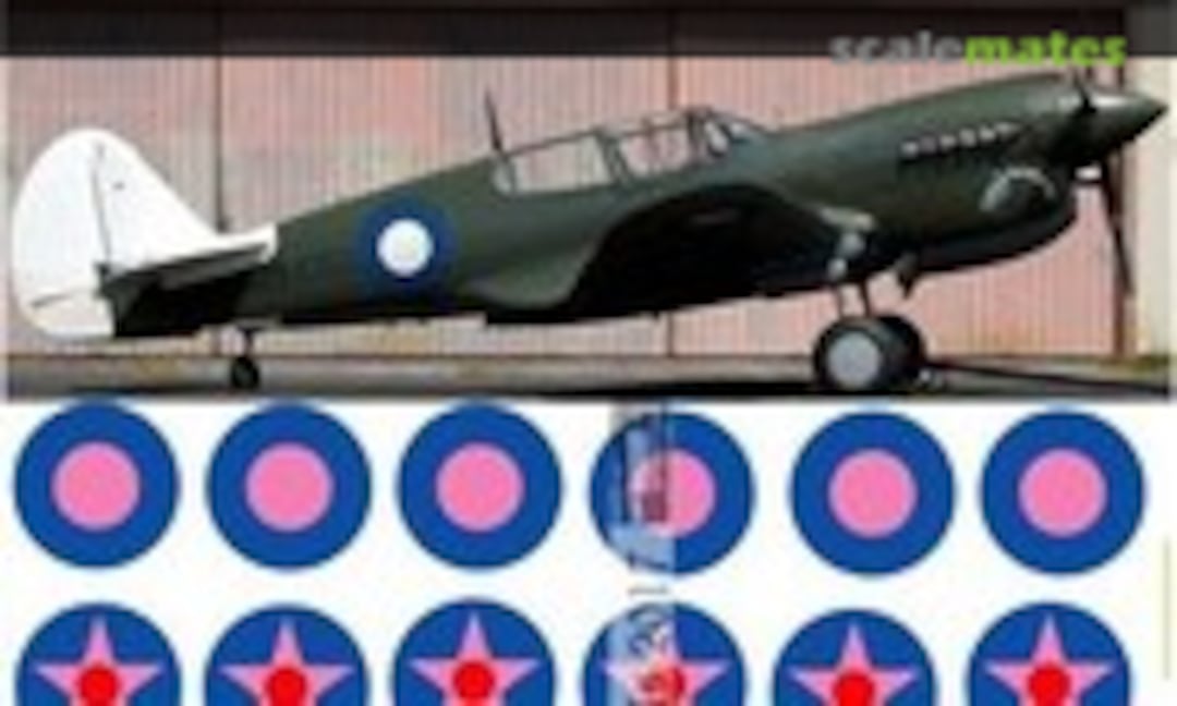 1:32 Warbird - RAAF P40N "CURRAWONG" ZK-CAG (Oldmodels Decals OMD1193) OMD1193