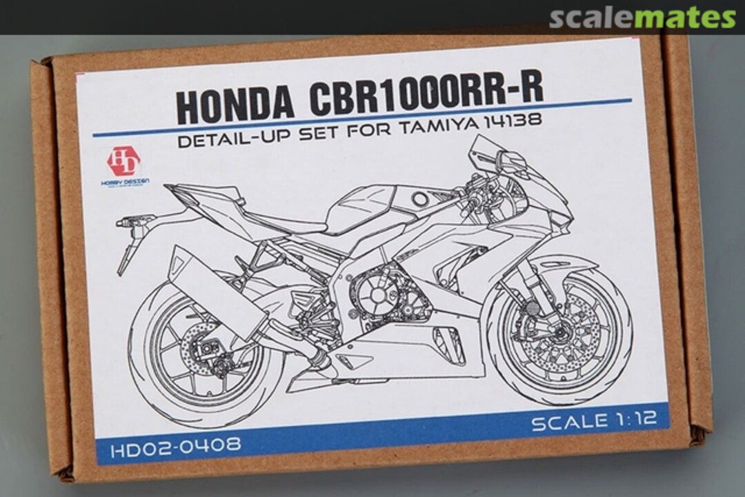 Boxart Honda CBR1000RR-R detail-up set HD02-0408 Hobby Design Boxart Honda CBR1000RR-R detail-up set HD02-0408 Hobby Design