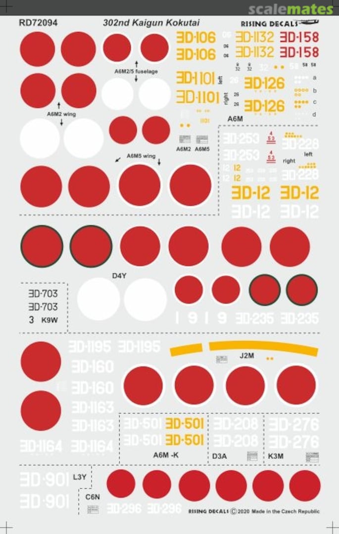 Boxart 302nd Kaigun Kokutai RD72094 Rising Decals Boxart 302nd Kaigun Kokutai RD72094 Rising Decals