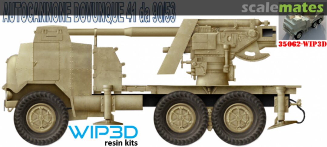 Boxart Autocannone Dovunque 41 da 90/53 35062-WIP3D WIP3D Boxart Autocannone Dovunque 41 da 90/53 35062-WIP3D WIP3D