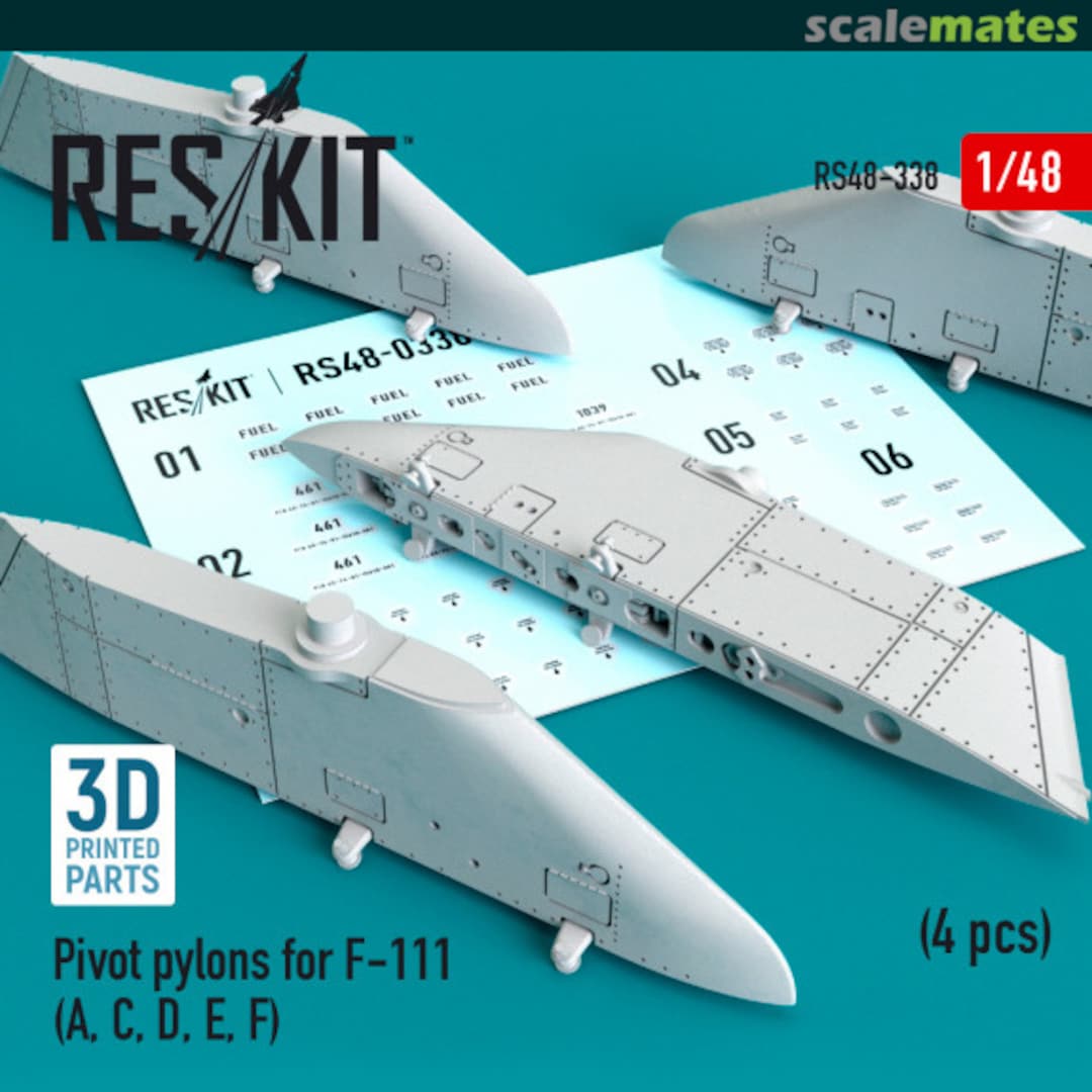 Boxart Pivot Pylons for F-111 Family RS48-0338 ResKit