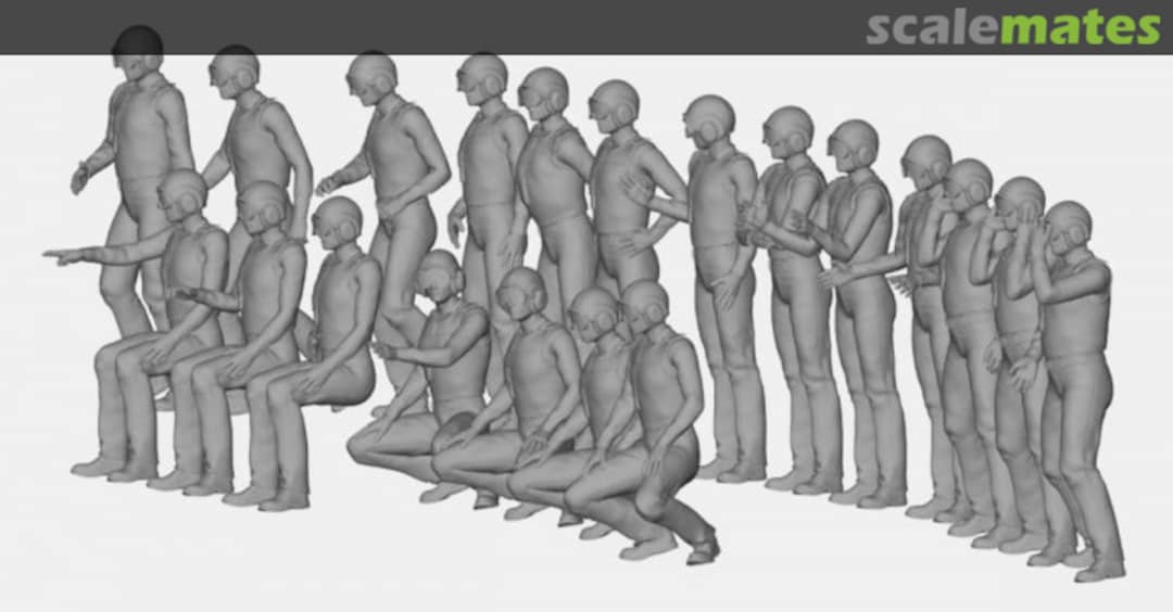 Boxart Personnel de pont d'envol - poses générales x80 3P 400 001 L'Arsenal