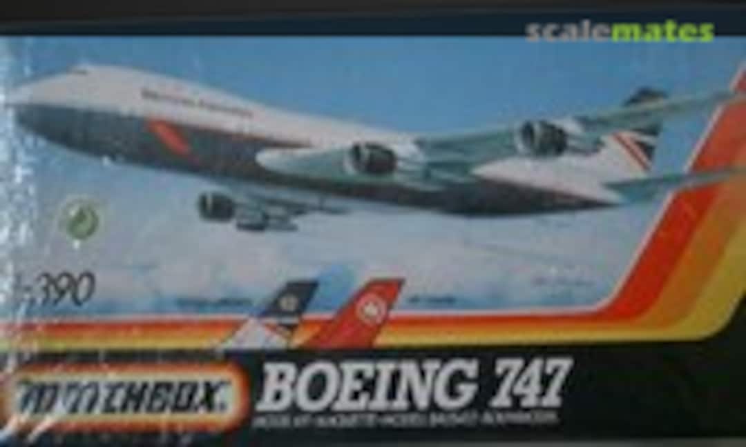 1:390 Boeing 747 (Matchbox PK-801)