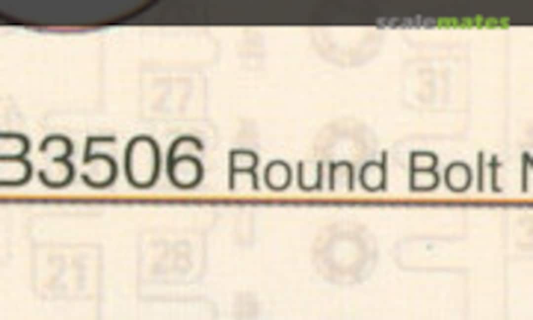 1:35 Round Bolt Nuts (Bronco AB3506) AB3506