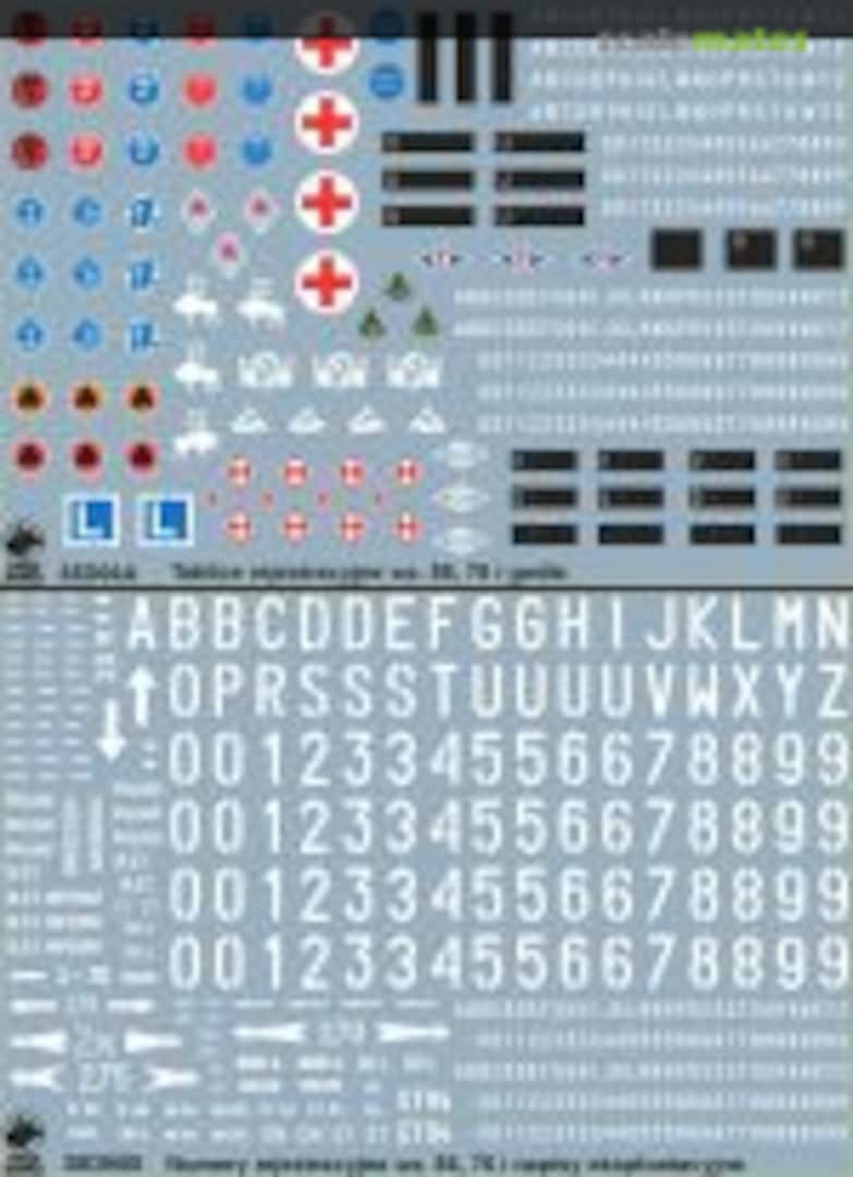 Boxart Polish Army Vehicles Registration Numbers 56 & 76 Pattern Unit Insignia & Stencils 35D06 ToRo Model Boxart Polish Army Vehicles Registration Numbers 56 & 76 Pattern Unit Insignia & Stencils 35D06 ToRo Model