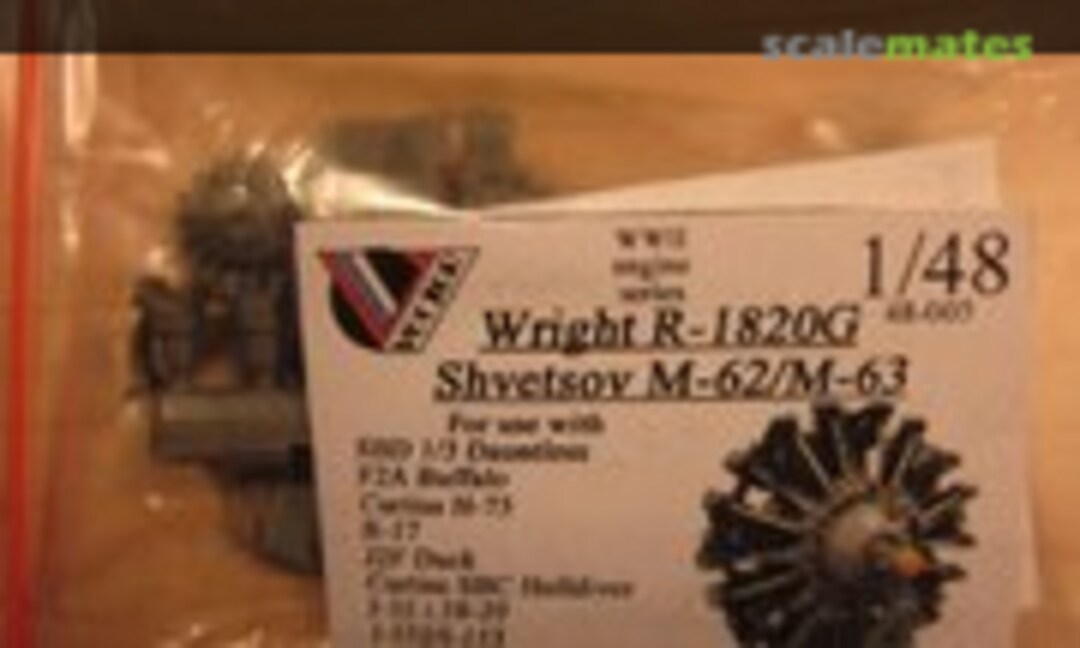 1:48 Wright R-1820-G (Late) (Vector 48-030) 48-030