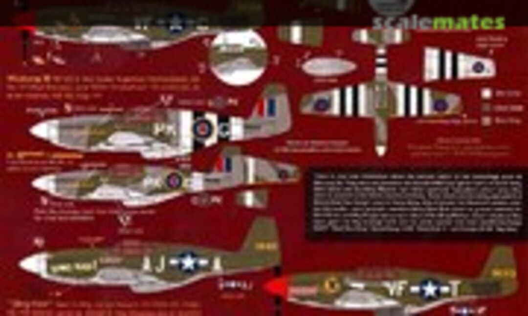 1:32 Decals - P-51B Mustangs in the ETO (Zotz Decals 32073) 32073