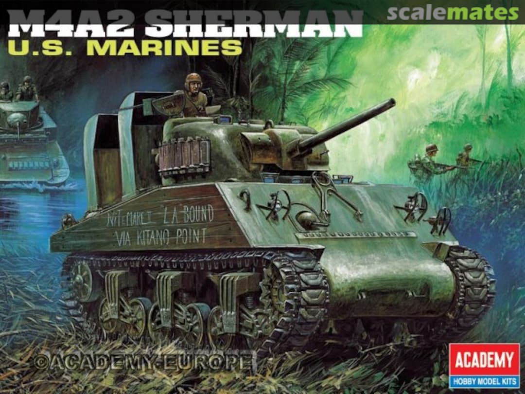 Boxart M4A2 Sherman 13203 Academy Boxart M4A2 Sherman 13203 Academy