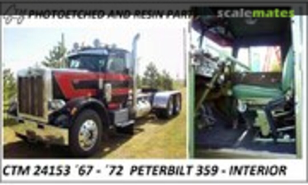 1:25 Peterbilt 359 (1967 - 1972) - Interior (Czech Truck Model CTM 24153)