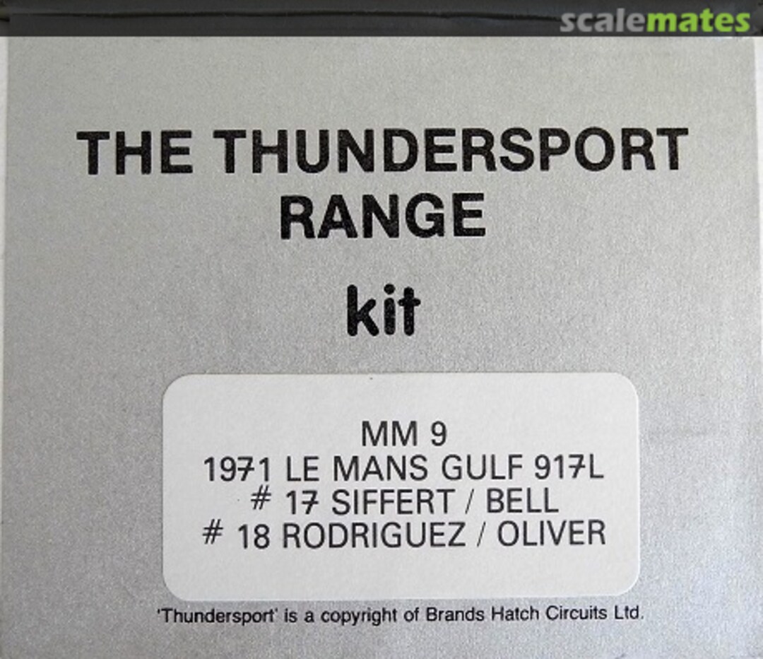 Boxart Porsche 917 LH "Gulf" MM9 Marsh Models Boxart Porsche 917 LH "Gulf" MM9 Marsh Models