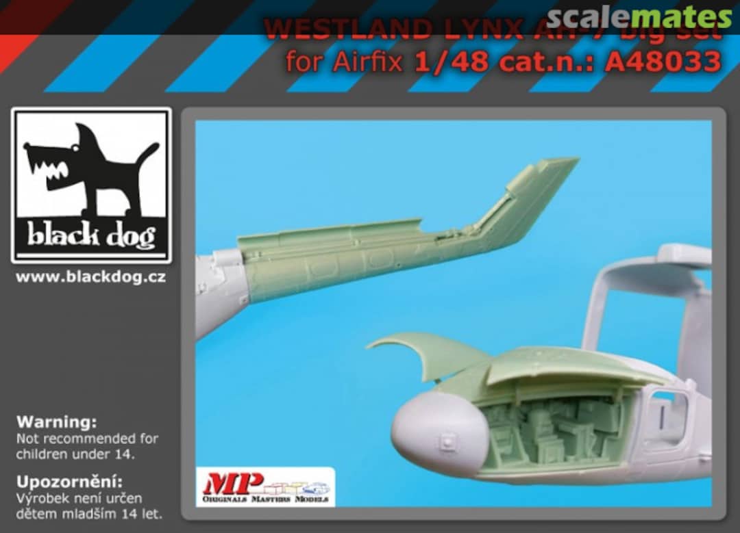 Boxart Westland Lynx AH-7 big set A48033 Black Dog Boxart Westland Lynx AH-7 big set A48033 Black Dog
