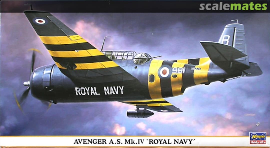Boxart Avenger A.S. Mk.IV 'Royal Navy' 00769 Hasegawa Boxart Avenger A.S. Mk.IV 'Royal Navy' 00769 Hasegawa