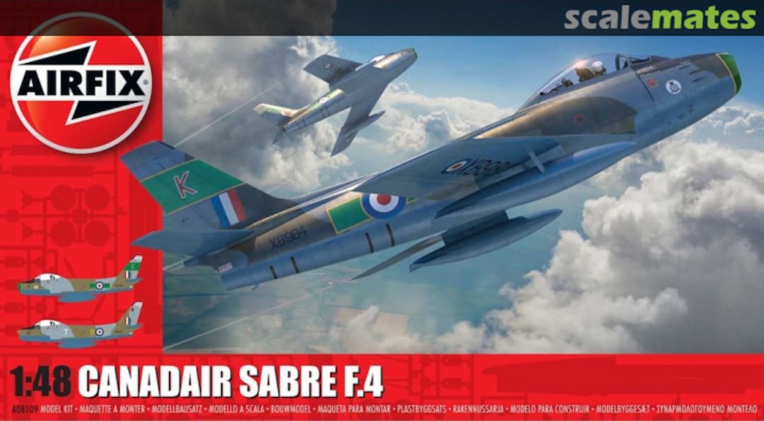 Boxart Canadair Sabre F.4 A08109 Airfix Boxart Canadair Sabre F.4 A08109 Airfix