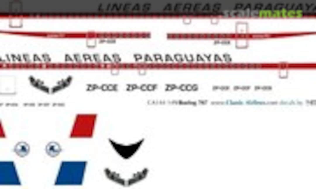 1:144 LAP Paraguay 707 (Classic Airlines CA144-149) CA144-149