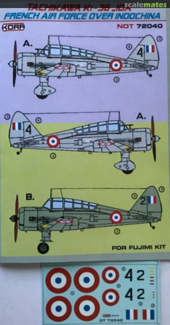 Boxart Tachikawa Ki-36 "Ida" NDT72040 Kora Models Boxart Tachikawa Ki-36 "Ida" NDT72040 Kora Models