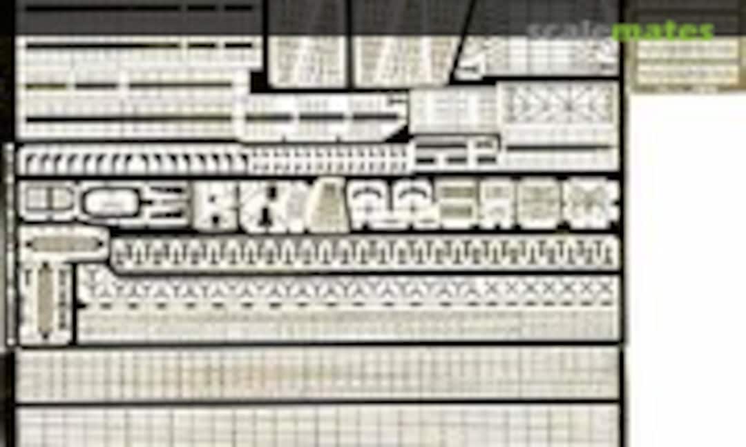 1:700 Photo-Etched Parts for US Navy Aircraft Carrier I (Pit-Road PE-59) PE-59