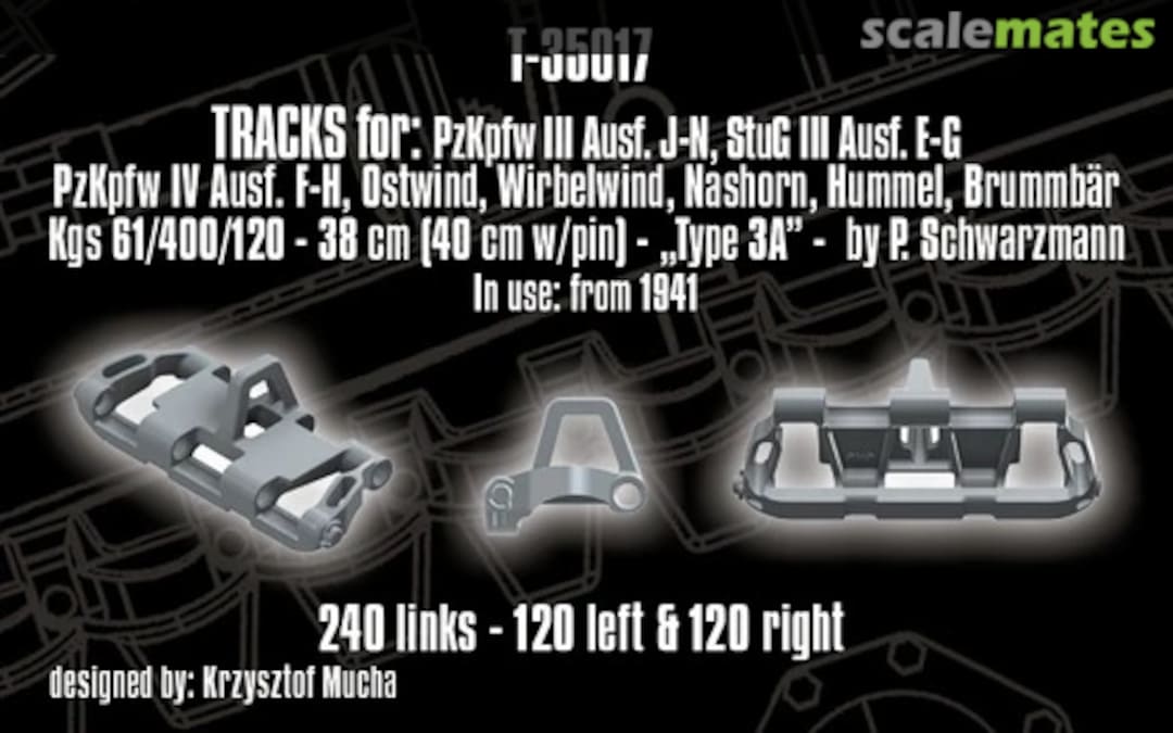 Boxart Tracks for Pz.III Ausf.J-N, StuGIII Ausf.E-G, Pz.IV Ausf.F-H, Ostwind, Wirbelwind, Nashorn, Hummel, Brummbar T-35017 QUICKTRACKS Boxart Tracks for Pz.III Ausf.J-N, StuGIII Ausf.E-G, Pz.IV Ausf.F-H, Ostwind, Wirbelwind, Nashorn, Hummel, Brummbar T-35017 QUICKTRACKS