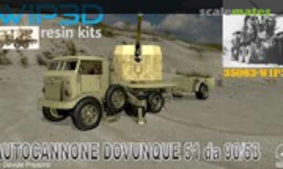 1:35 Autocannone Dovunque 51 da 90/53 (WIP3D 35063-WIP3D) 35063-WIP3D