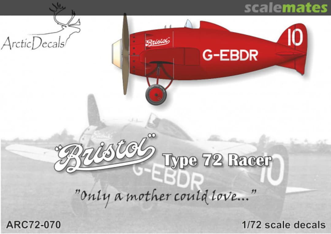 Boxart Bristol Type 72 Racer ARC72-070 Arctic Decals Boxart Bristol Type 72 Racer ARC72-070 Arctic Decals