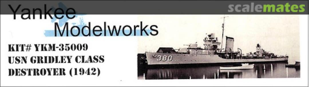 Boxart Gridley Class Destroyer (1942) YKM-35009 Yankee Modelworks Boxart Gridley Class Destroyer (1942) YKM-35009 Yankee Modelworks