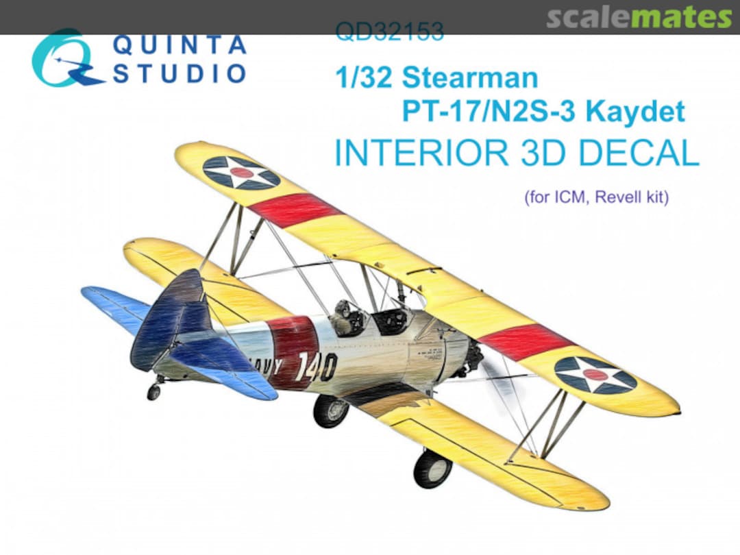 Boxart Pt-17/N2S-3 interior 3D decals QD32153 Quinta Studio Boxart Pt-17/N2S-3 interior 3D decals QD32153 Quinta Studio
