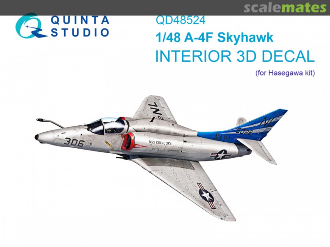 Boxart A-4F Skyhawk interior 3D decals QD48524 Quinta Studio Boxart A-4F Skyhawk interior 3D decals QD48524 Quinta Studio