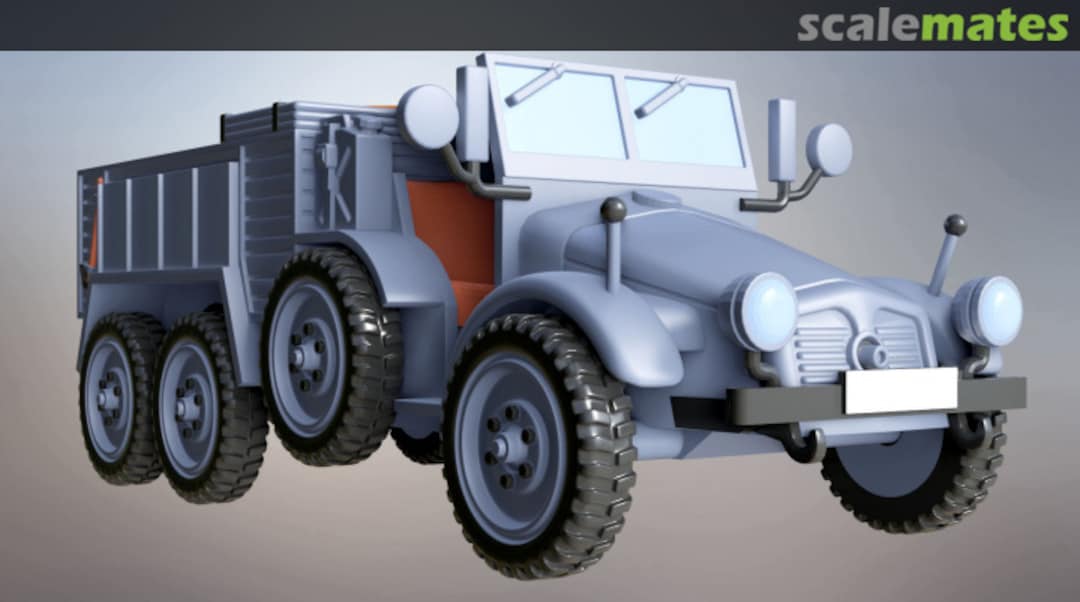 Boxart Light truck Krupp Protze (6x4) 72012207 EMP3d Boxart Light truck Krupp Protze (6x4) 72012207 EMP3d