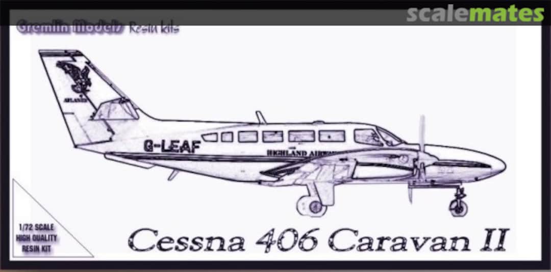 Boxart Cessna 406 Caravan II 7208 Gremlin Models Boxart Cessna 406 Caravan II 7208 Gremlin Models