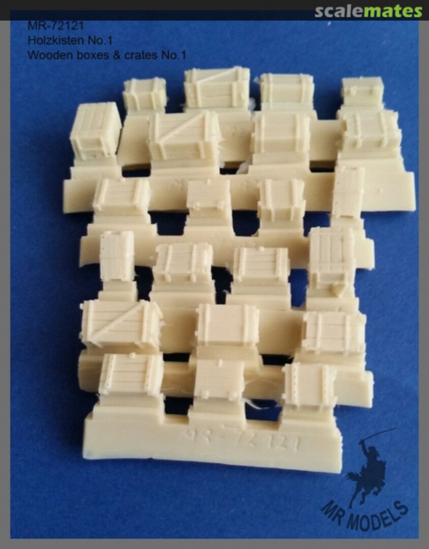 Boxart Wooden boxes & crates No.1 MR-72121 MR Modellbau Boxart Wooden boxes & crates No.1 MR-72121 MR Modellbau