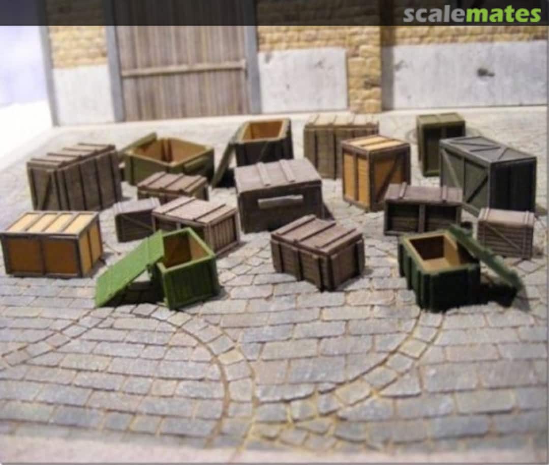 Boxart Crates & Boxes Super Set 35163 Reality in Scale Boxart Crates & Boxes Super Set 35163 Reality in Scale