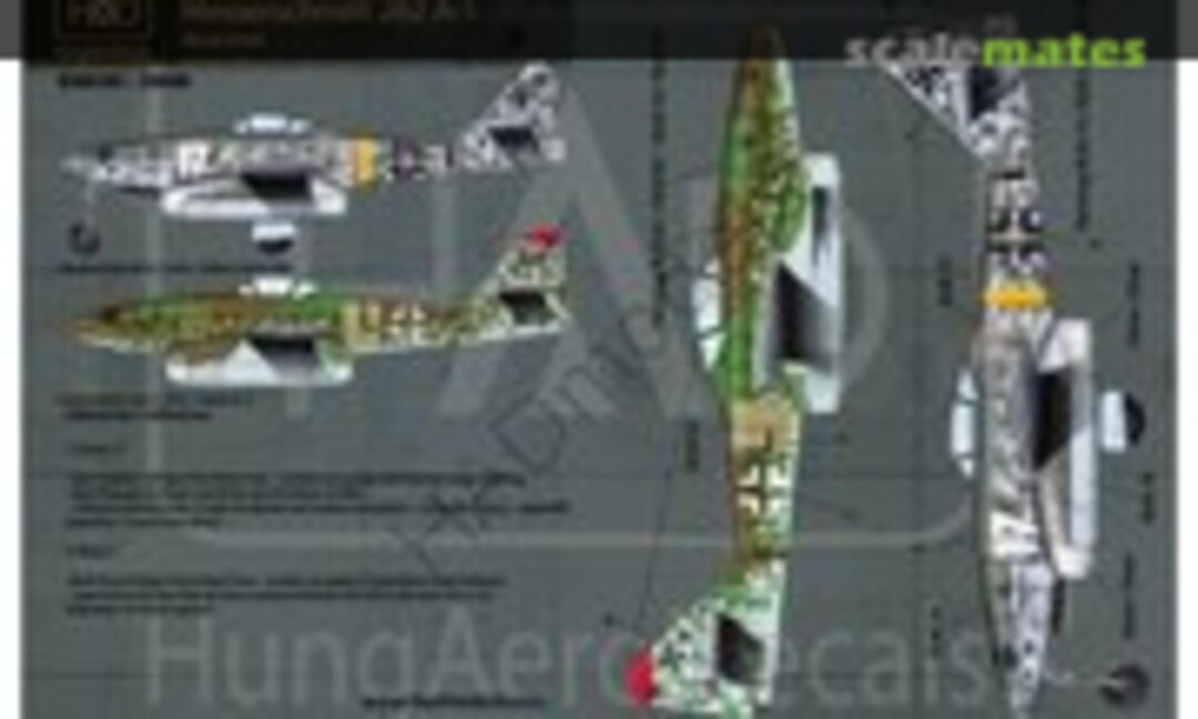 1:48 Messerschmitt 262 A-1 (HungAeroDecals 48105) 48105