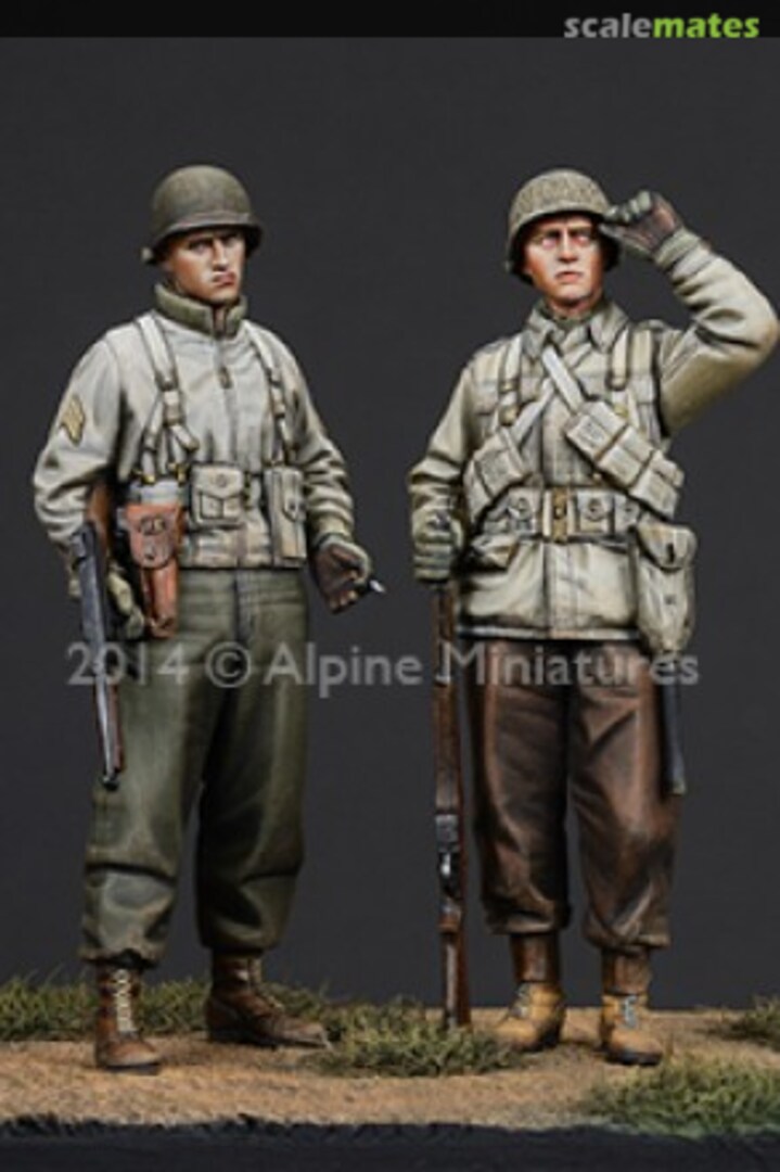 Boxart WW2 US Infantry Set (2 figures) 35186 Alpine Miniatures Boxart WW2 US Infantry Set (2 figures) 35186 Alpine Miniatures