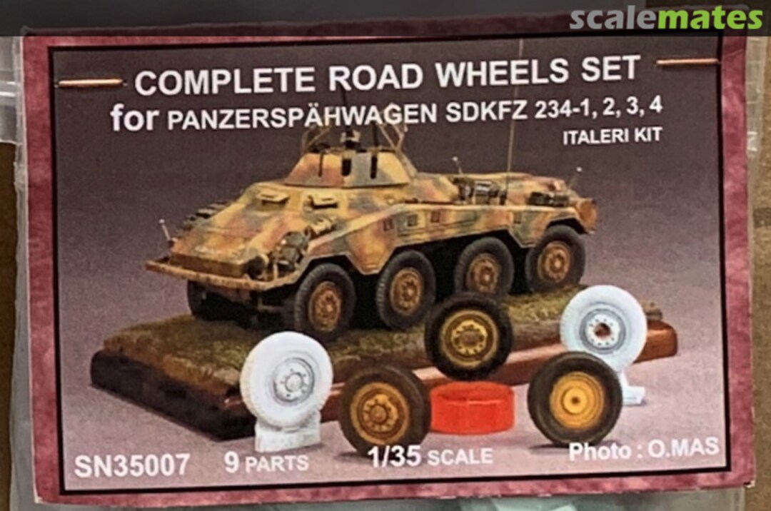 Boxart Wheels for Sd.Kfz.234/1 234/2 234/3 234/4 (for Italeri). Signifer SN35007 SN35007 Signifer Boxart Wheels for Sd.Kfz.234/1 234/2 234/3 234/4 (for Italeri). Signifer SN35007 SN35007 Signifer