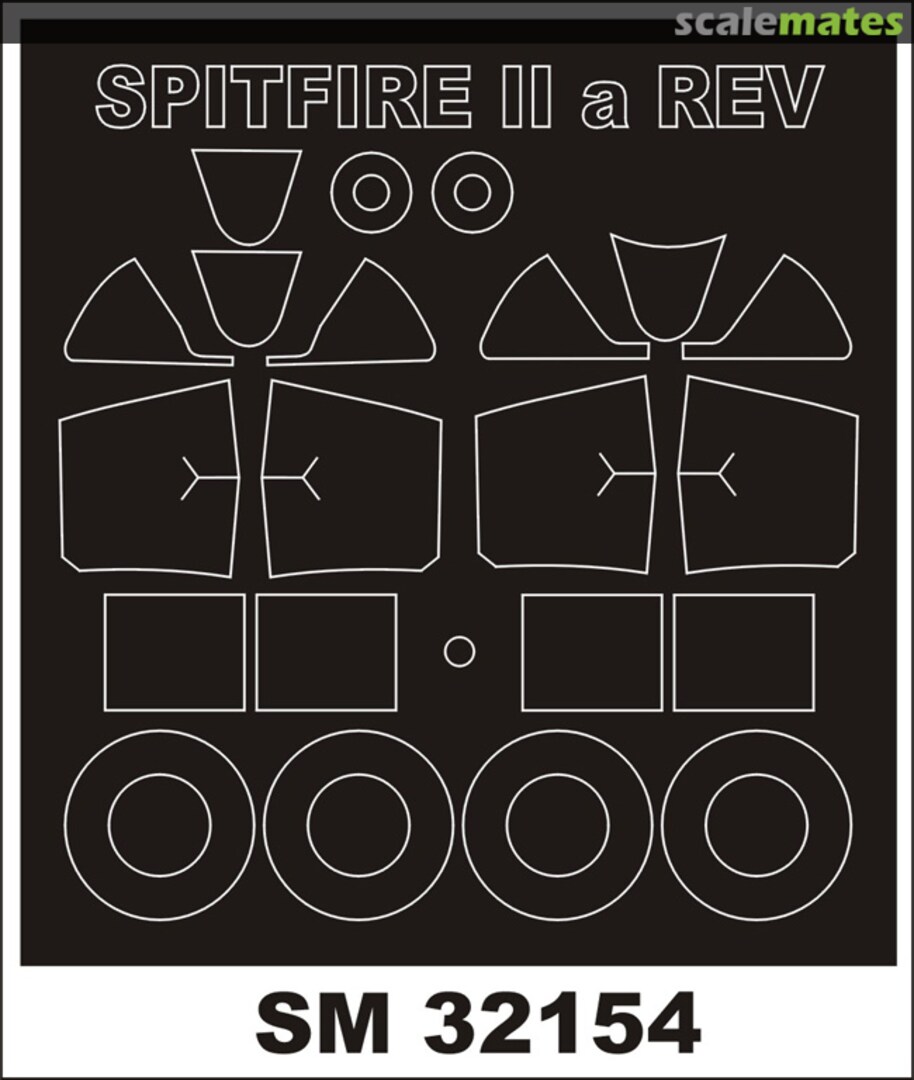 Boxart Spitfire Mk IIa SM32154 Montex Boxart Spitfire Mk IIa SM32154 Montex