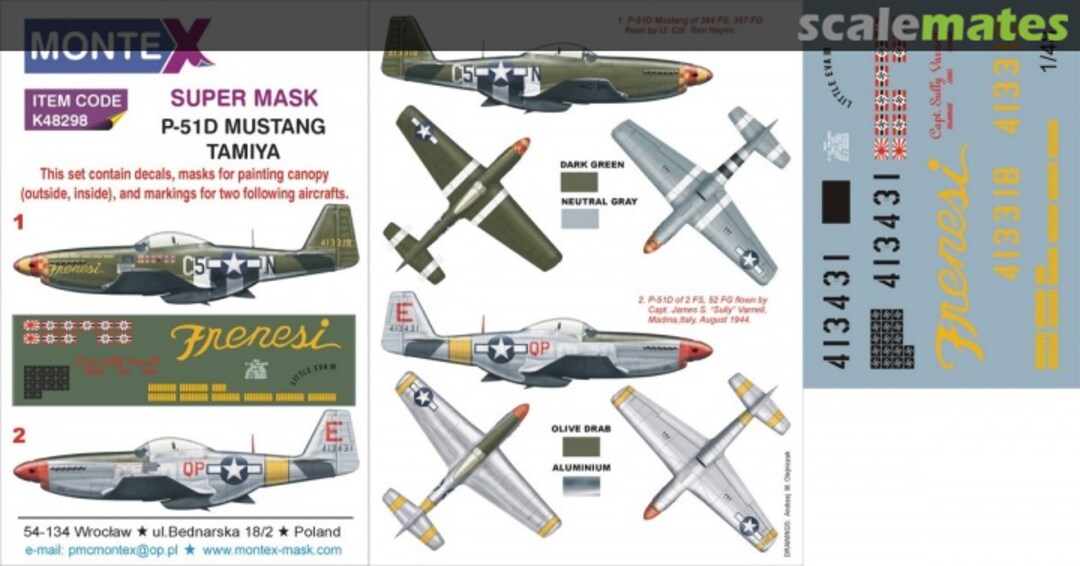 Boxart P-51D Mustang K48298 Montex Boxart P-51D Mustang K48298 Montex