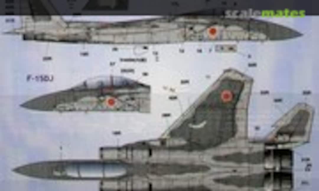 1:72 ASDF McDonnell F-15J/DJ Stencil Data (Platz PZJD03) PZJD03