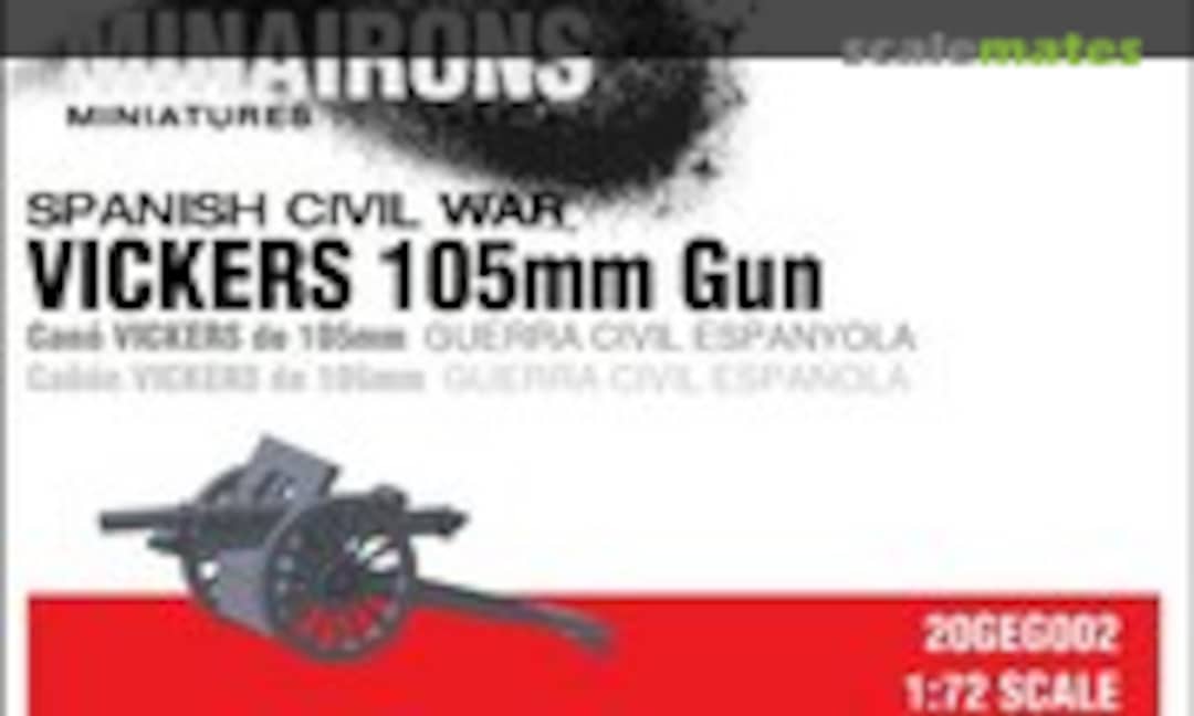 1:72 Vickers 105mm Gun (Minairons Miniatures 20GEG002) 20GEG002