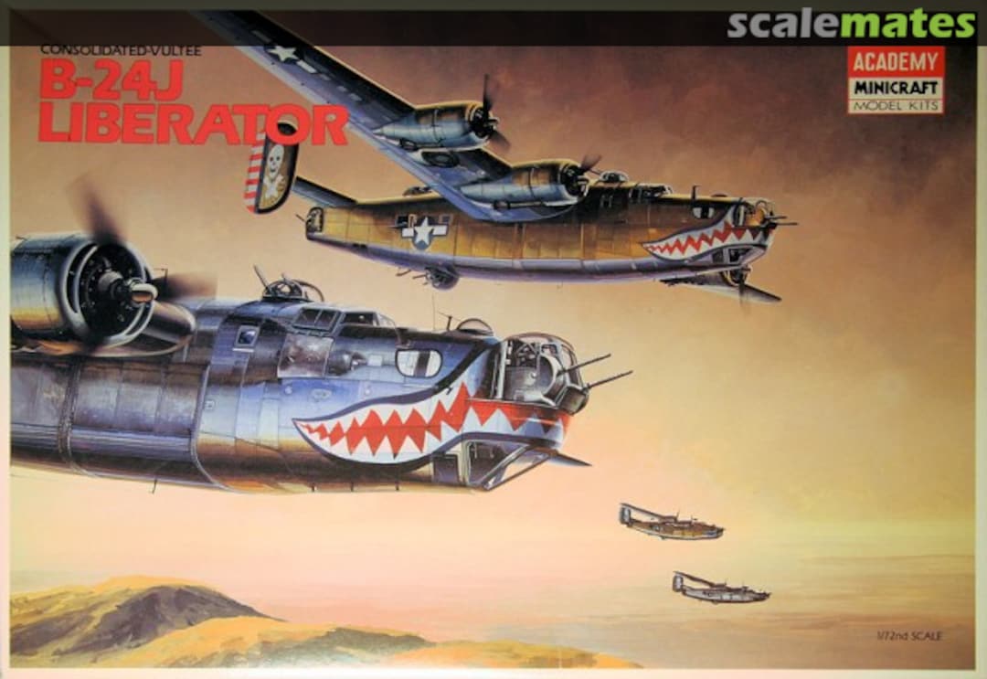 Boxart Consolidated-Vultee B-24J Liberator 1694 Academy/Minicraft Boxart Consolidated-Vultee B-24J Liberator 1694 Academy/Minicraft