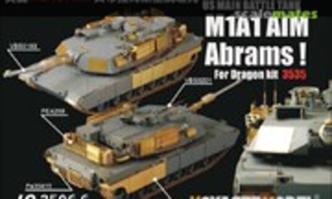 1:35 Modern US Army M1A1 AIM Abrams Basic (Voyager Model JO35066) JO35066