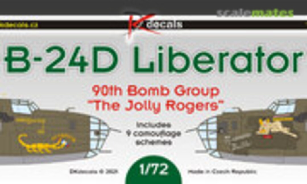1:72 B-24D Liberator (DK Decals 72106) 72106