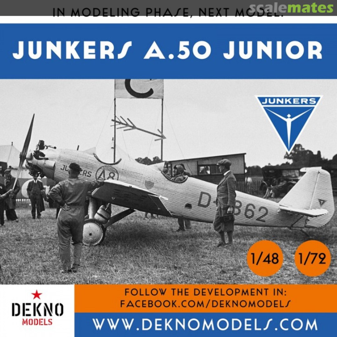 Boxart Junkers A.50 Junior Dekno Models Boxart Junkers A.50 Junior Dekno Models